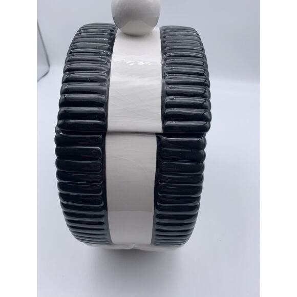 Oreo Milk Splash Cookie Jar Ceramic Cookies 9.5" Progressive Promotions *Crazing - Picture 15 of 16